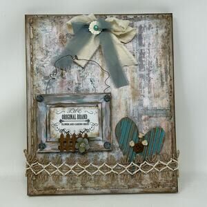 Hand Crafted Farmhouse Shabby Chic Rustic French Country Home Decor Piece